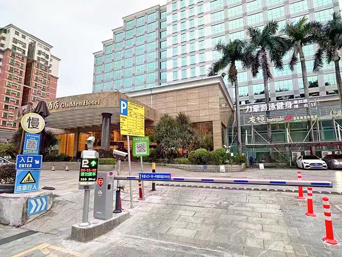 酒店停車場車牌識別系統