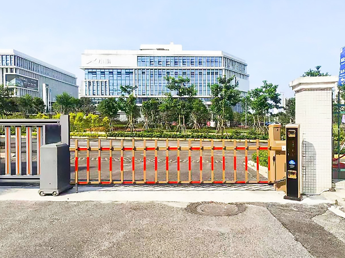 某廠區采用 “安快” 同進同出車牌識別系統案例圖